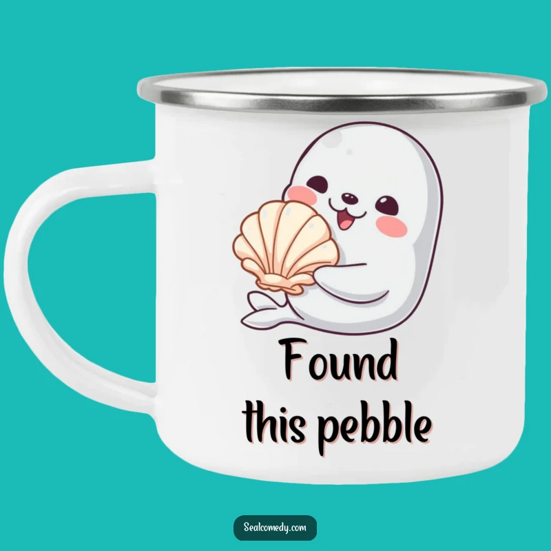 Durable Funny Gift Shell Seal Camping Mug: Share Joy on Your Adventures