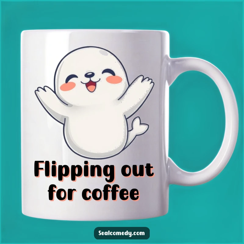 Funny Dancing Seal Mug - Adorable Animal Lover Gift!