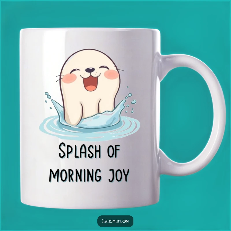 Funny Giggling Seal Mug - Splashy Pop-Up Delight Gift