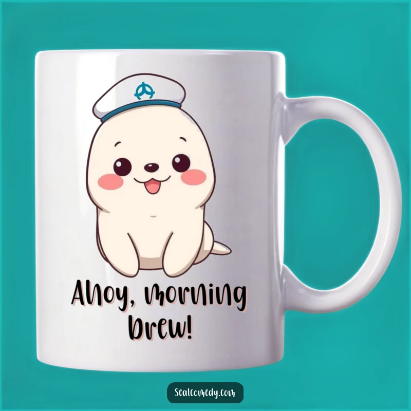 Funny Sailor Seal Mug: A Cheerful Nautical Gift for Sea Lovers