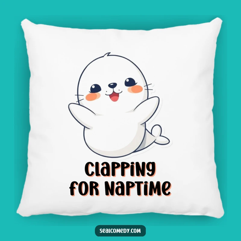 Comfy Funny Cute Seal Clapping Pillow: Snuggle Up to Happiness!