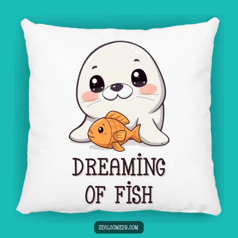Funny Innocent Seal Fish Toy Pillow: Cozy Cute Cushion