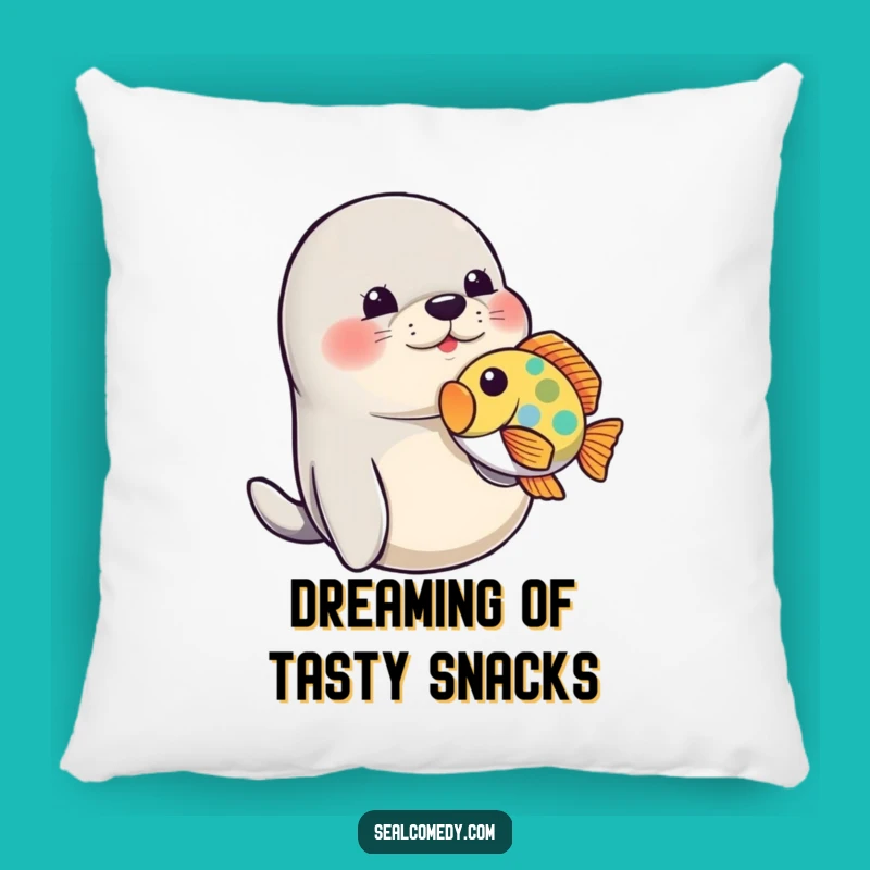 Funny Seal Play Pillow: Soft Cushion with Nudging Art, Great Funny Gift