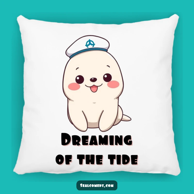 Funny Sailor Seal Pillow: Cuddle Up with Nautical Comfort