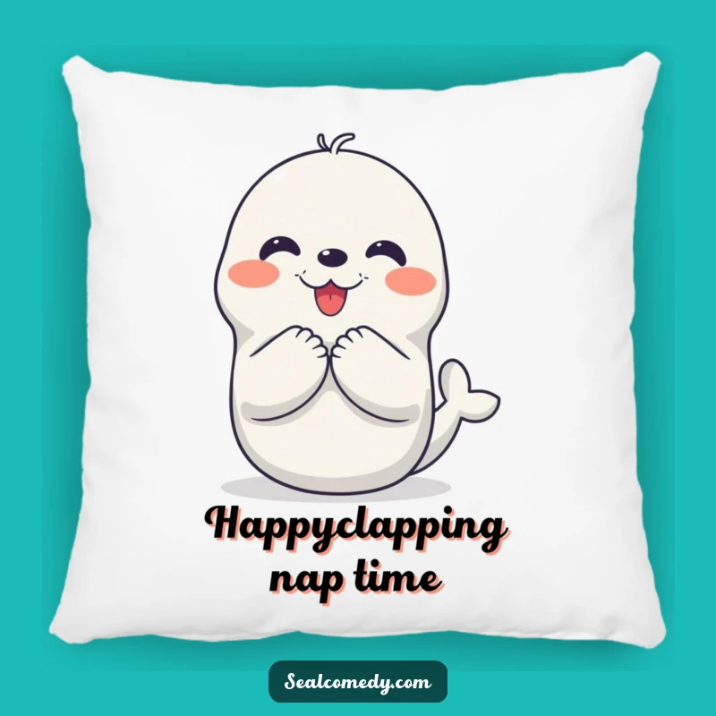 Funny Seal Clap Pillow: Cozy Joy, Perfect Gift for Seal Lovers