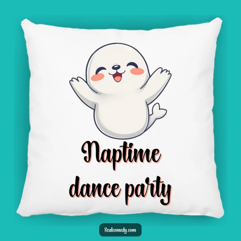 Funny Dancing Seal Pillow - Snuggle Up with Happy Vibes!
