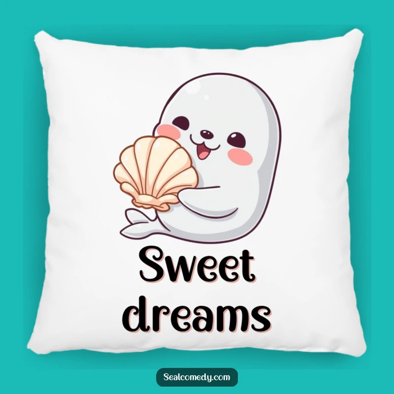 Cozy Funny Gift Shell Seal Pillow: Plush Comfort with Thoughtful Charm