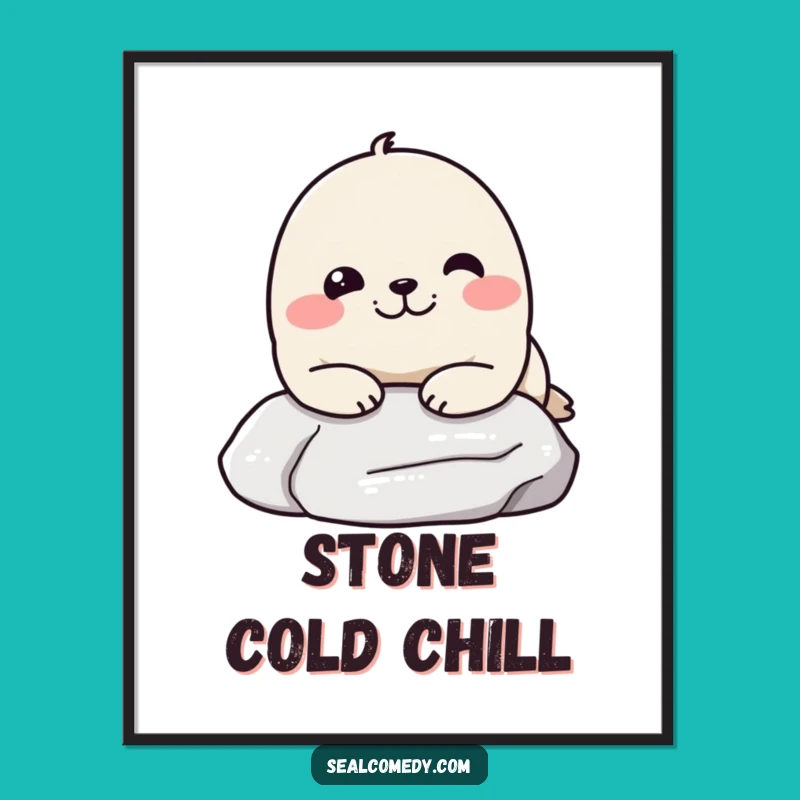 Funny Seal Digital Print: Instant Hilarious Wall Art for a Happy Home