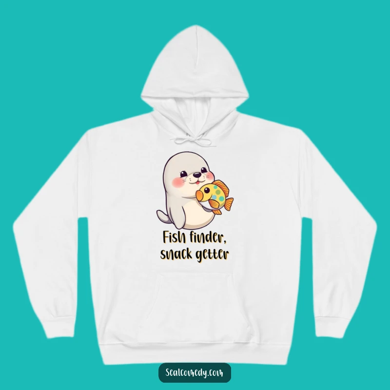 Funny Seal Playful Hoodie: Cozy Sweatshirt for Ocean Friends, Great Funny Gift