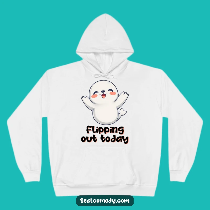 Funny Dancing Seal Hoodie - Cozy Up with Joyful Vibes!