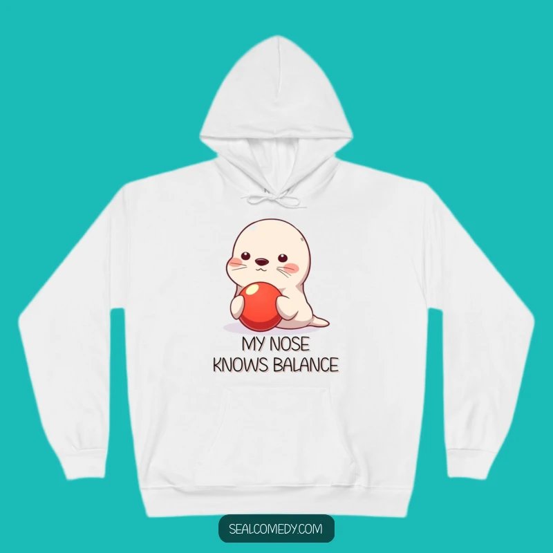 Funny Seal Hoodie: Balancing Act Star, Perfect Humorous Gift