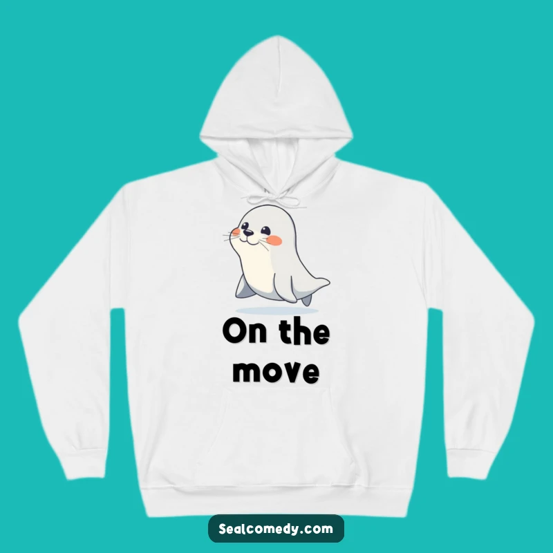 Cozy Funny Waddling Seal Hoodie: Embrace Your Journey with Comfort and Humor
