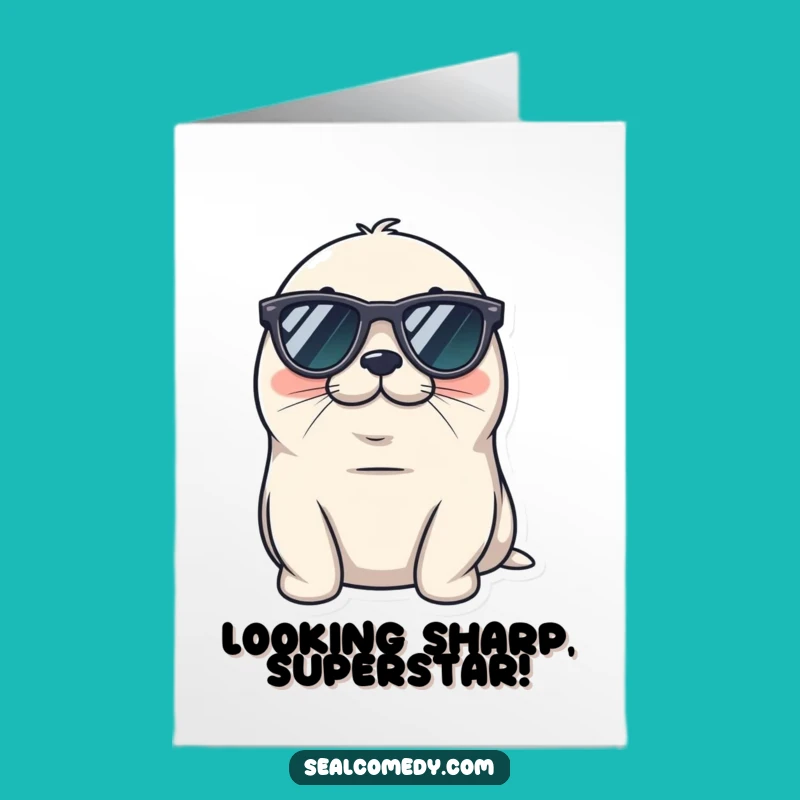 Funny Seal Congrats Free Printable Card - Chill Downloadable Gift