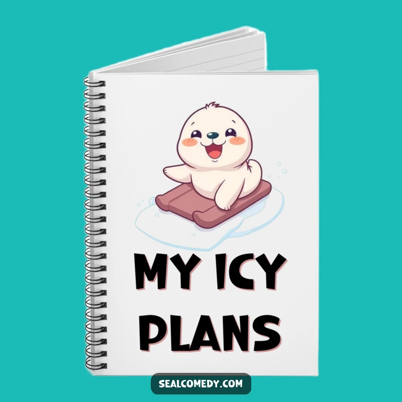Funny Seal Pup Journal: Jot Down Ideas with Arctic Charm