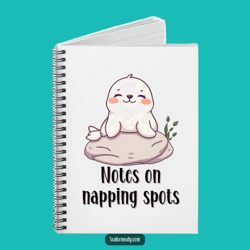 Funny Seal Vacation Journal: Relaxed Animal Notebook, Ideal Funny Gift for Travelers