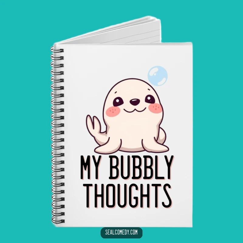 Funny Silly Seal Bubble Notebook: Jot Down Your Playful Ideas