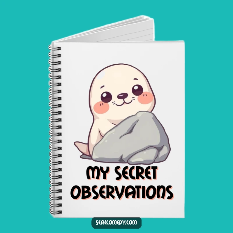 Funny Seal Peek Notebook: Jot Down Ideas with Hilarious Intrigue