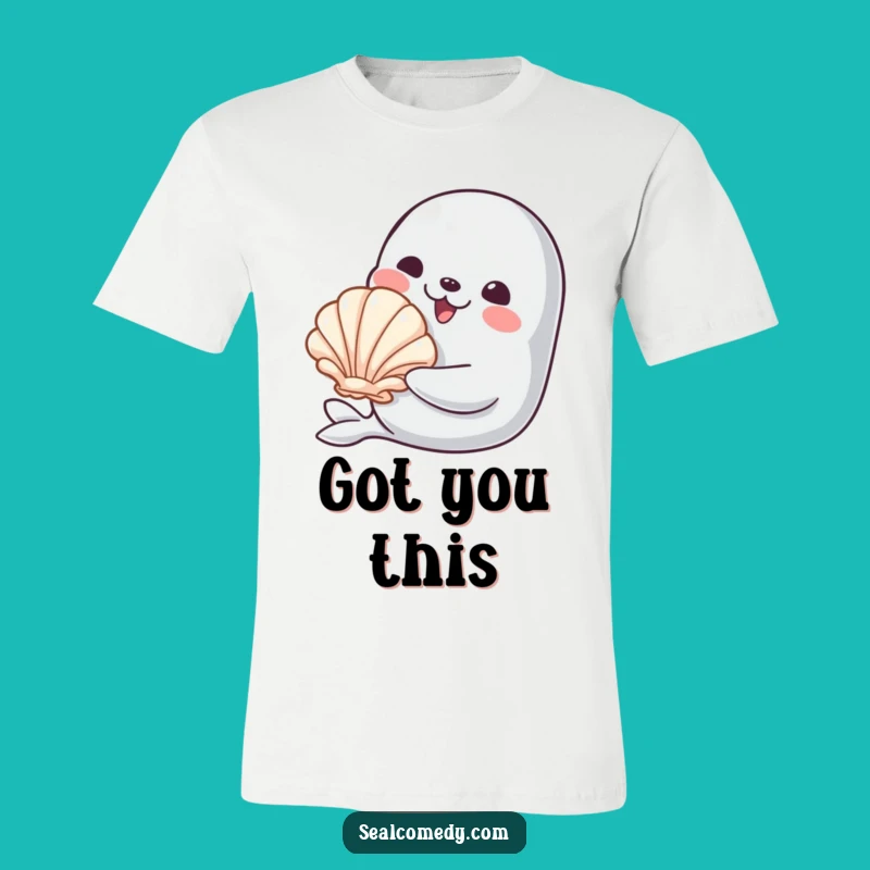 Funny Gift Shell Seal T-Shirt: Wear Your Generosity with Joyful Style