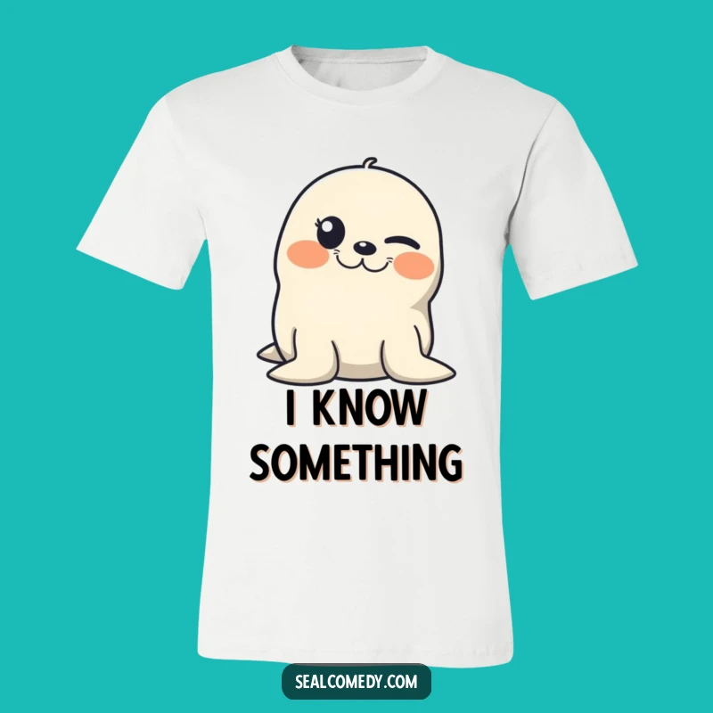 Funny Winking Seal T-Shirt: Show Off Your Playful Side with This Funny Gift