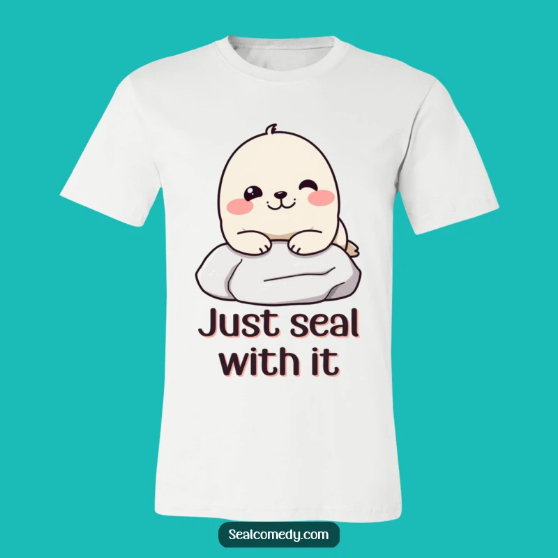 Funny Seal Chill Tee: Comfy and Hilarious T-Shirt for Relaxed Fun