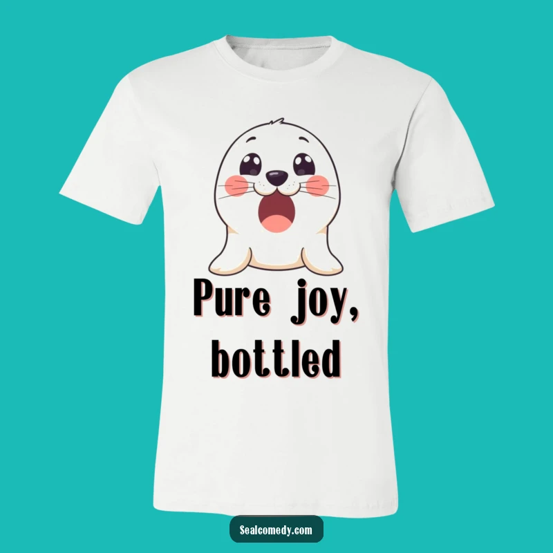 Funny Excited Seal T-Shirt: Wear Your Wonder with This Innocent and Funny Gift