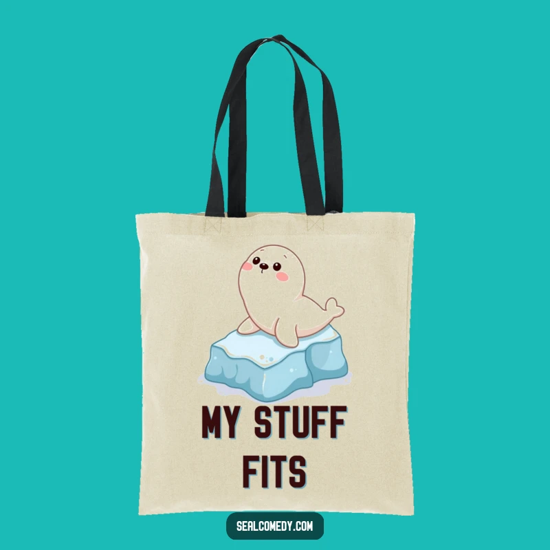 Funny Seal Sliding Tote Bag: Carry Your Laughs, Perfect Groovy Gift!