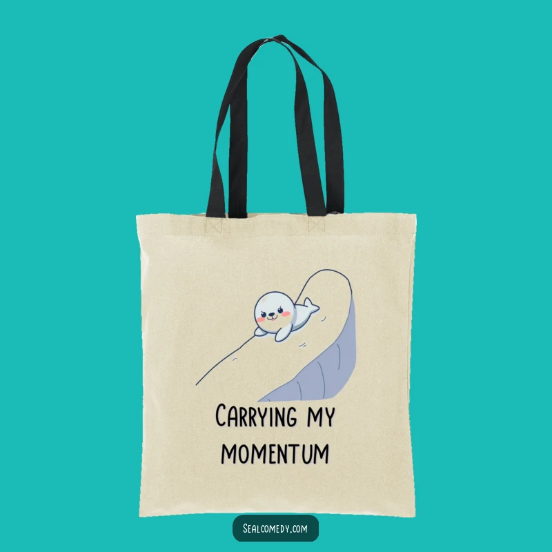 Funny Seal Sliding Tote Bag: Hilarious Waterproof Adventure Carry-all