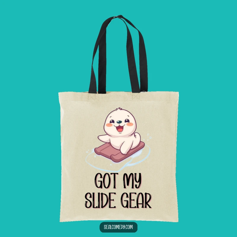 Funny Seal Pup Adventure Tote Bag: Carry Your Fun Everywhere!